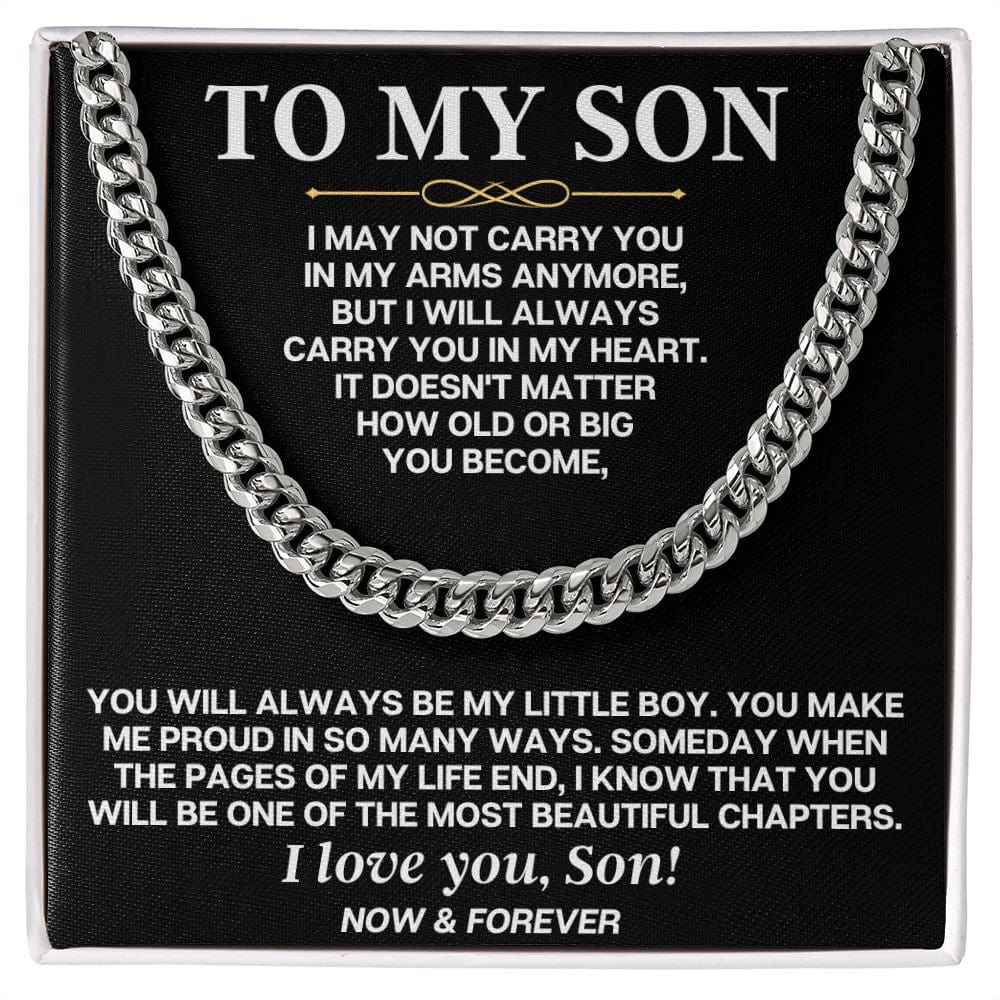 Jewelry To My Son - You Make Me Proud - Gift Set - SS270