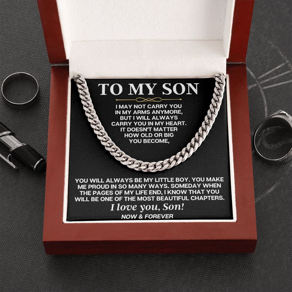 Jewelry To My Son - You Make Me Proud - Gift Set - SS270