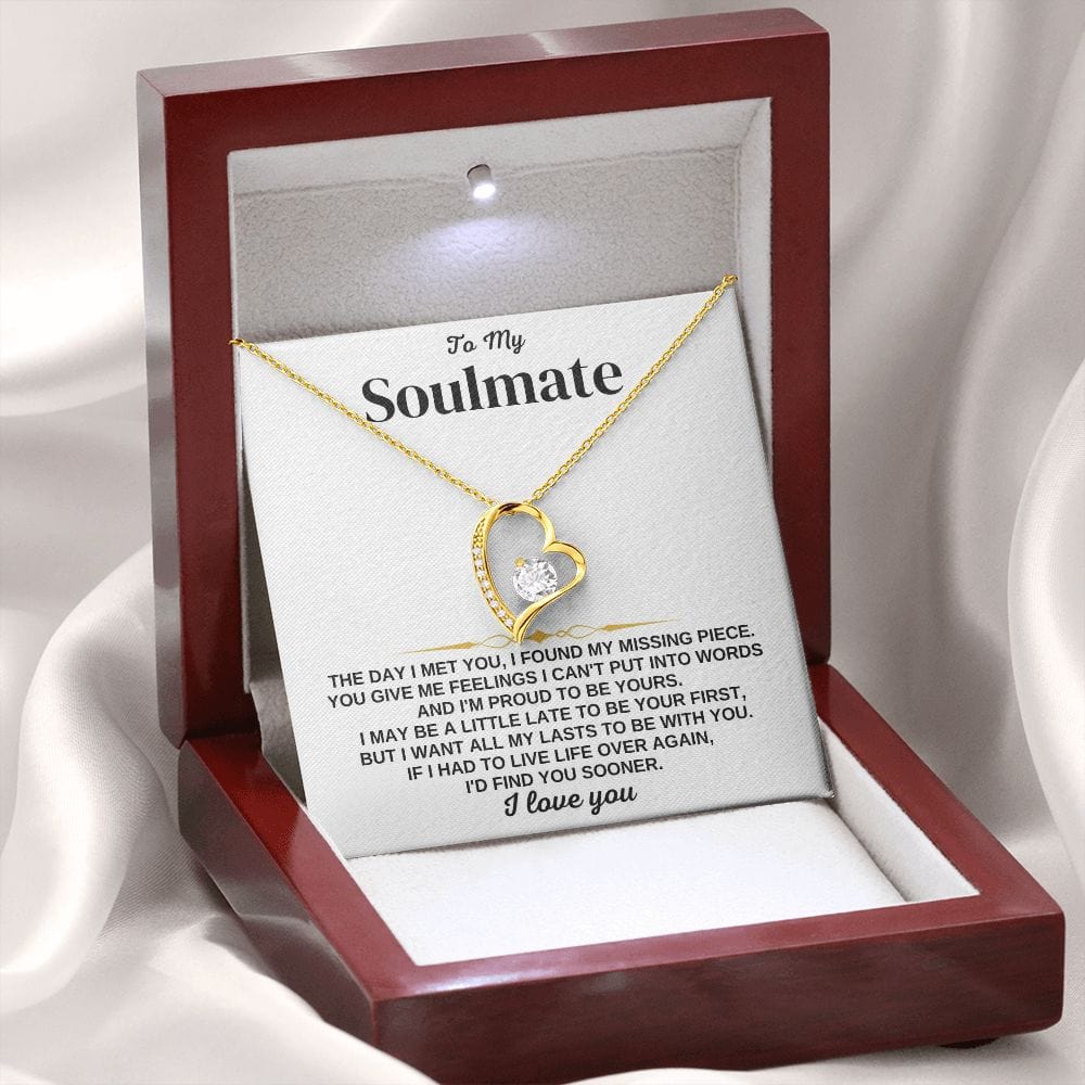 Jewelry To My Soulmate - Find You Sooner - Necklace Gift Set - SS349