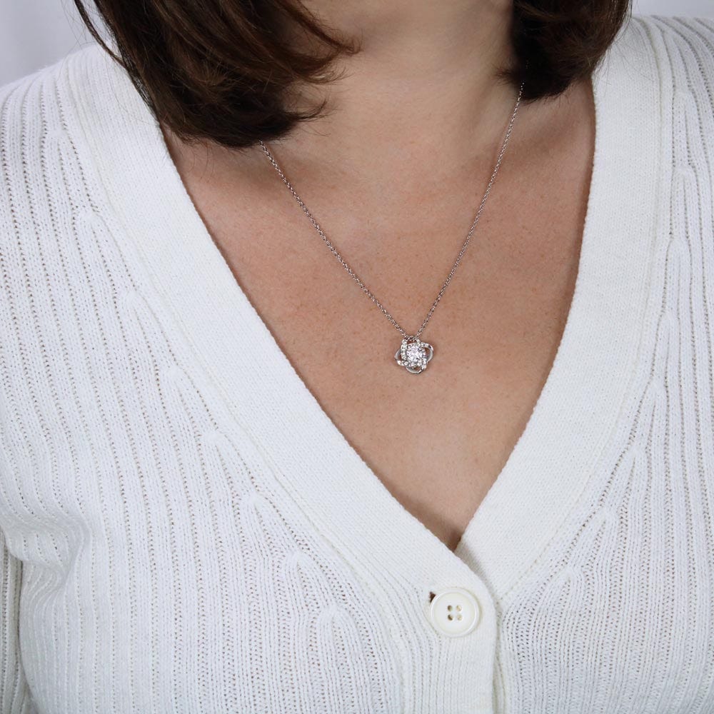 Jewelry To Our Daughter - Love Knot Gift Set - From Dad- SS204LKMD