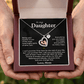 To My Daughter - From Mom - Necklace Gift Set