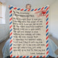 All Over Prints To My Beautiful Granddaughter - Personalized Giant Post Card Blanket - SS534