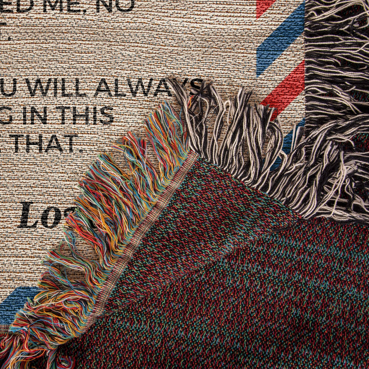 Blanket To My Daughter - Being Your Dad - Heirloom Woven Blanket