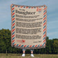Blanket To My Daughter - Being Your Dad - Premium Woven Blanket
