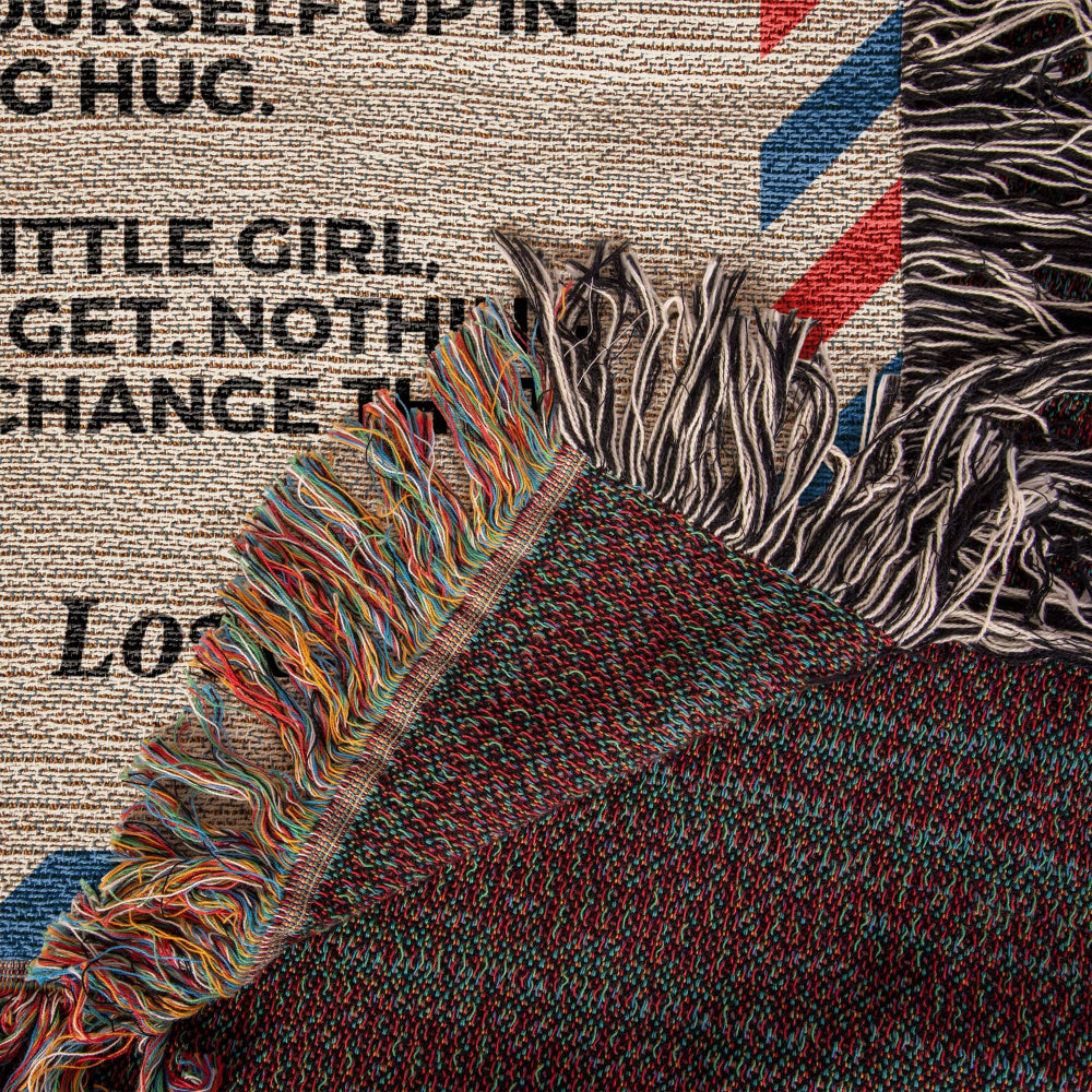 Blanket To My Daughter - Being Your Dad - Premium Woven Blanket