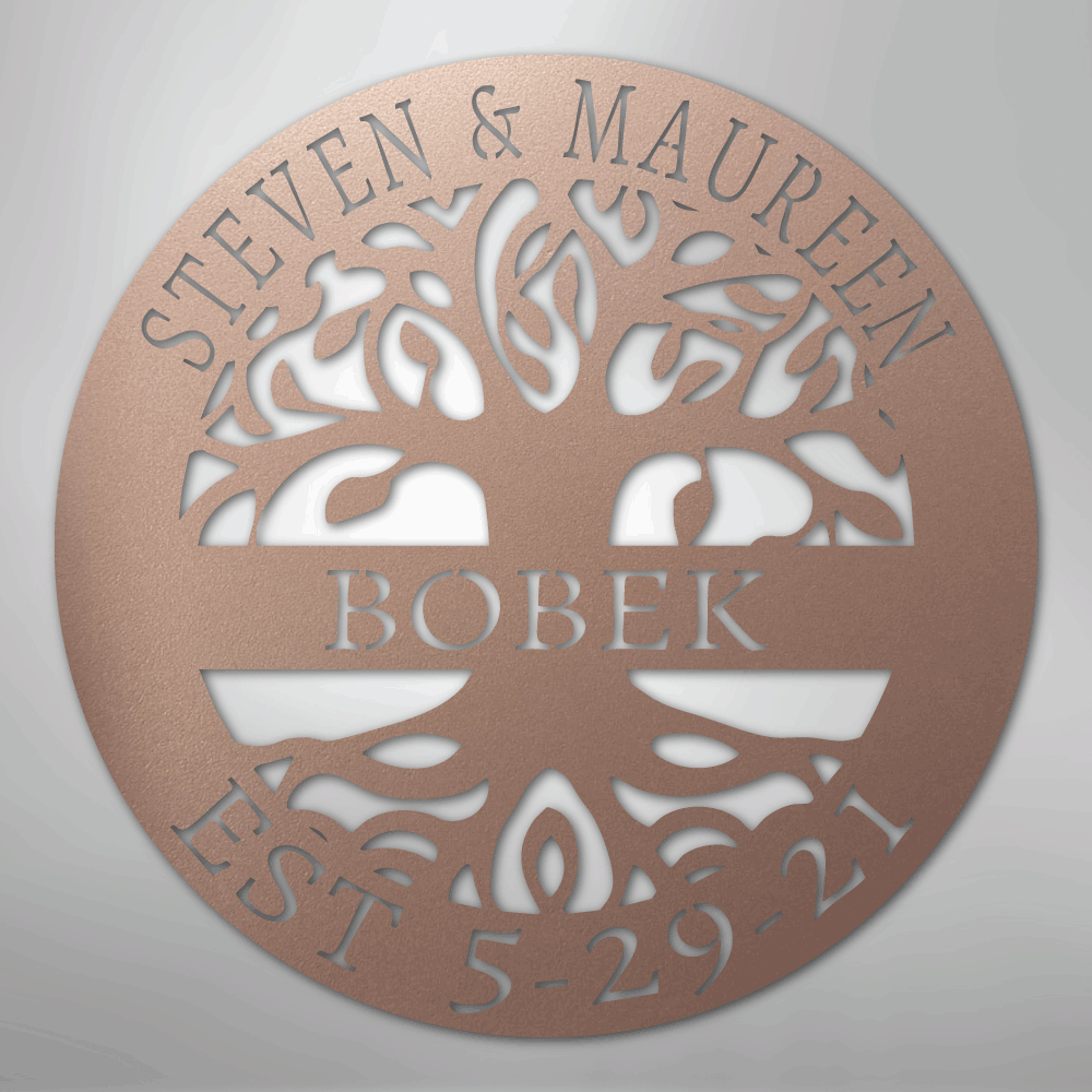 Custom Tree Of Life - Custom Steel Sign