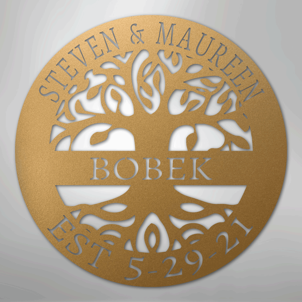 Custom Tree Of Life - Custom Steel Sign