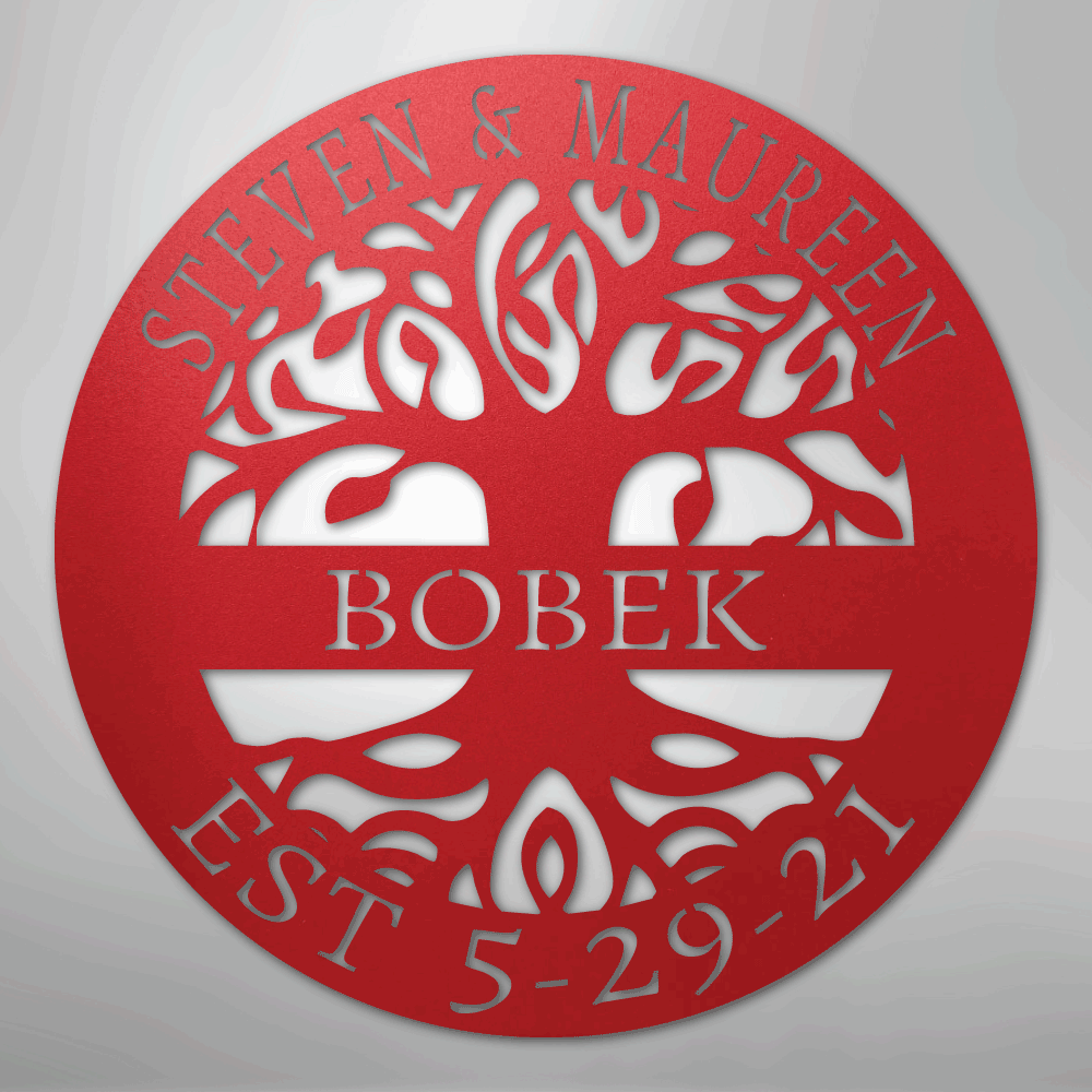 Custom Tree Of Life - Custom Steel Sign