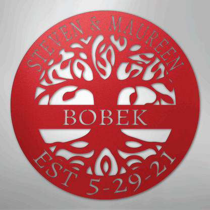 Custom Tree Of Life - Custom Steel Sign