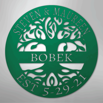 Custom Tree Of Life - Custom Steel Sign