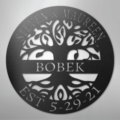 Custom Tree Of Life - Custom Steel Sign