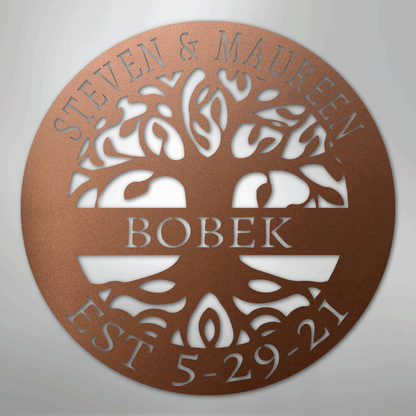 Custom Tree Of Life - Custom Steel Sign