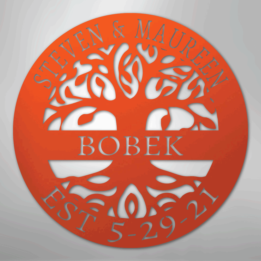 Custom Tree Of Life - Custom Steel Sign