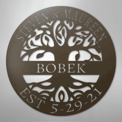Custom Tree Of Life - Custom Steel Sign
