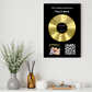 Customizer Our Soundtrack - Gold-Finish Frame Custom Vinyl Record Canvas - SO