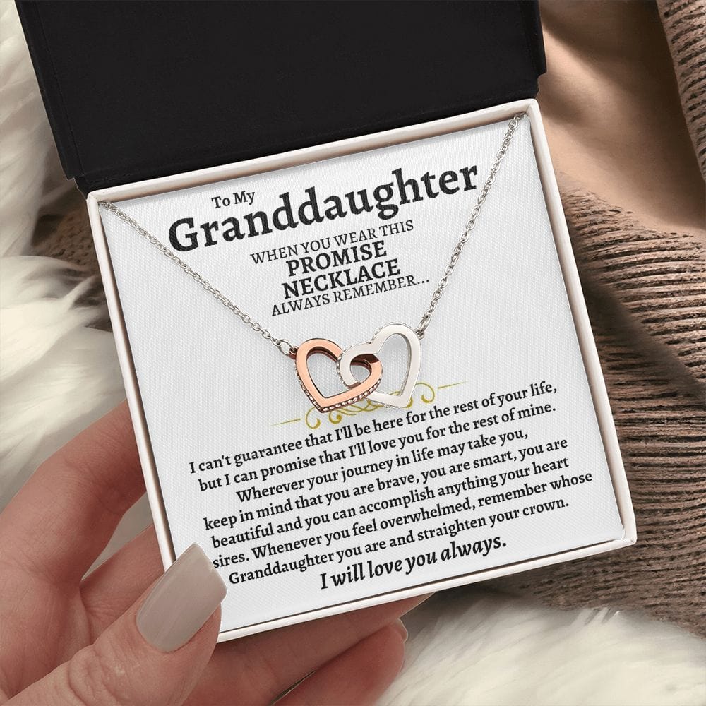 Jewelry [ALMOST SOLD OUT] To My Granddaughter -Personalized  A Promise Gift Set - SS90V2