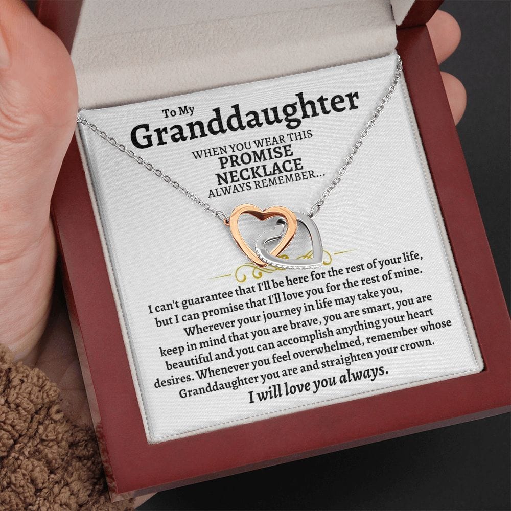 Jewelry [ALMOST SOLD OUT] To My Granddaughter -Personalized  A Promise Gift Set - SS90V2