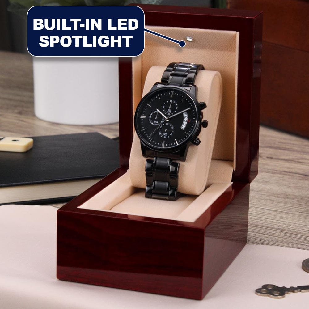 Jewelry Dear Dad - Engraved Chronograph Watch - SS507