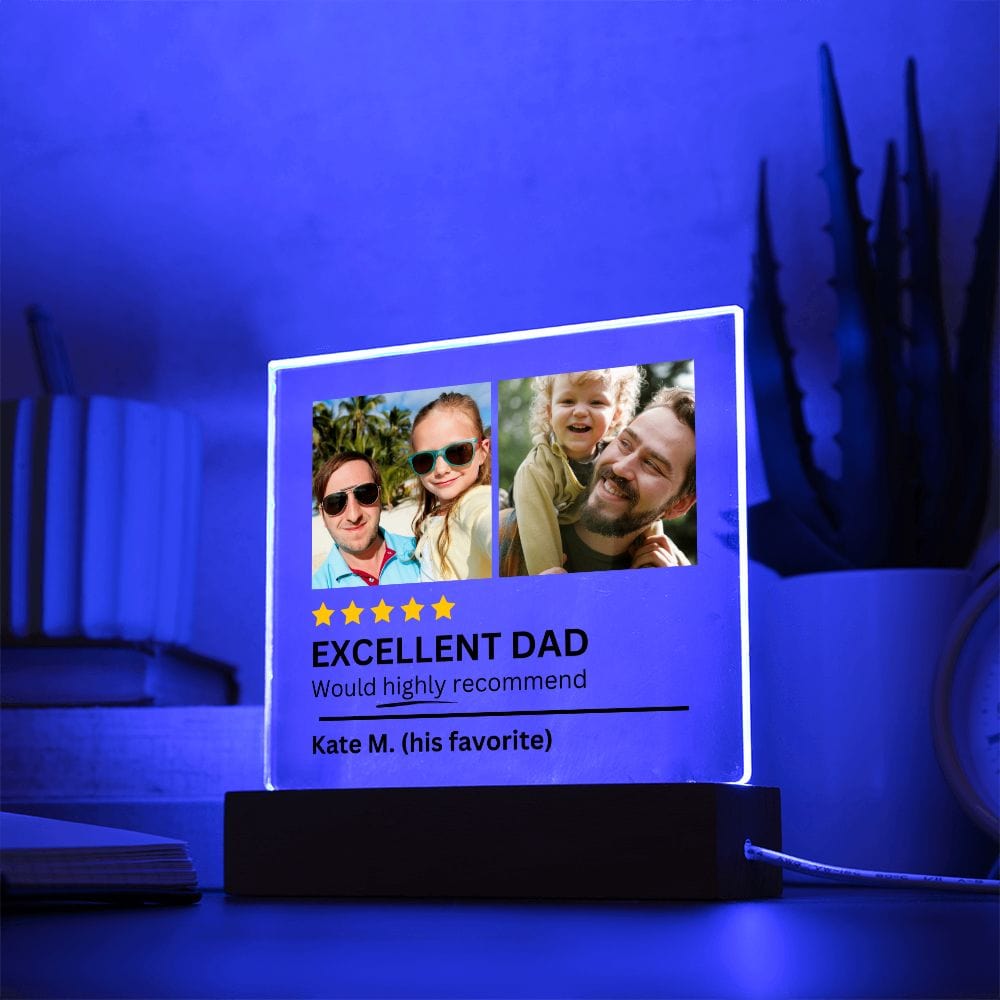 Jewelry Excellent Dad - Personalized Father's Day Gift - Acrylic - AC01