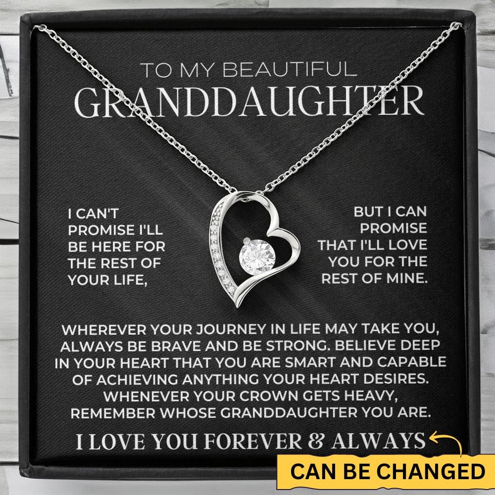 Jewelry NEW* Special Gift for Granddaughter - Forever Love Necklace Gift Set - SS117FLB