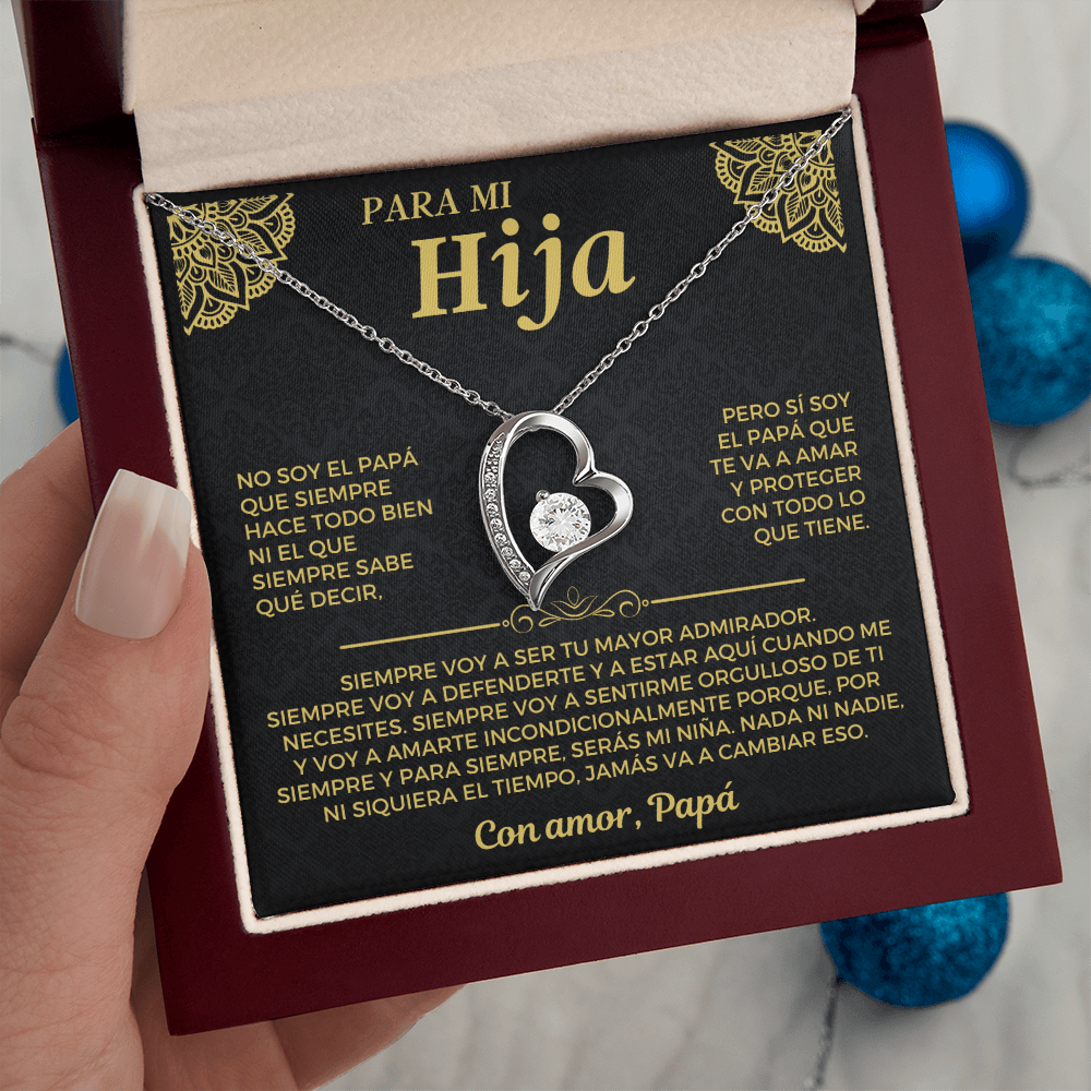 Jewelry Para Mi Hija - Con Amor Papá - Hermoso Juego de Regalo - SS559S