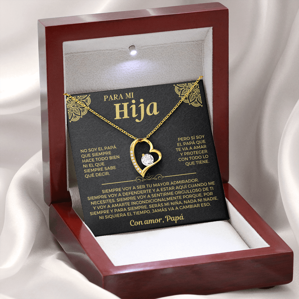 Jewelry Para Mi Hija - Con Amor Papá - Hermoso Juego de Regalo - SS559S