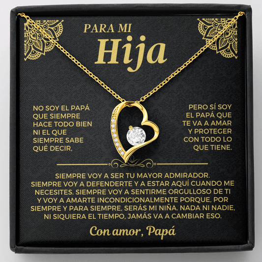 Jewelry Para Mi Hija - Con Amor Papá - Hermoso Juego de Regalo - SS559S
