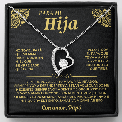 Jewelry Para Mi Hija - Con Amor Papá - Hermoso Juego de Regalo - SS559S