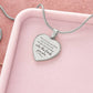 Jewelry Remember Who The F* You Are | Engraved Premium Heart Necklace - BST03