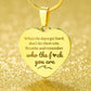 Jewelry Remember Who The F* You Are | Engraved Premium Heart Necklace - BST03