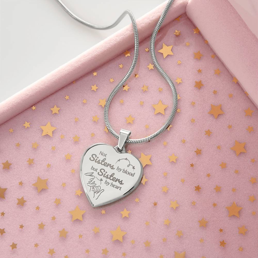 Jewelry Soulsister | Bestie | BFF | Bestfriend | Engraved Premium Heart Necklace - BST02