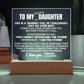 Jewelry To My Bad*ss Daughter - "I Am The Storm" - Acrylic Lamp - AC41