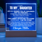 Jewelry To My Bad*ss Daughter - "I Am The Storm" - Acrylic Lamp - AC41