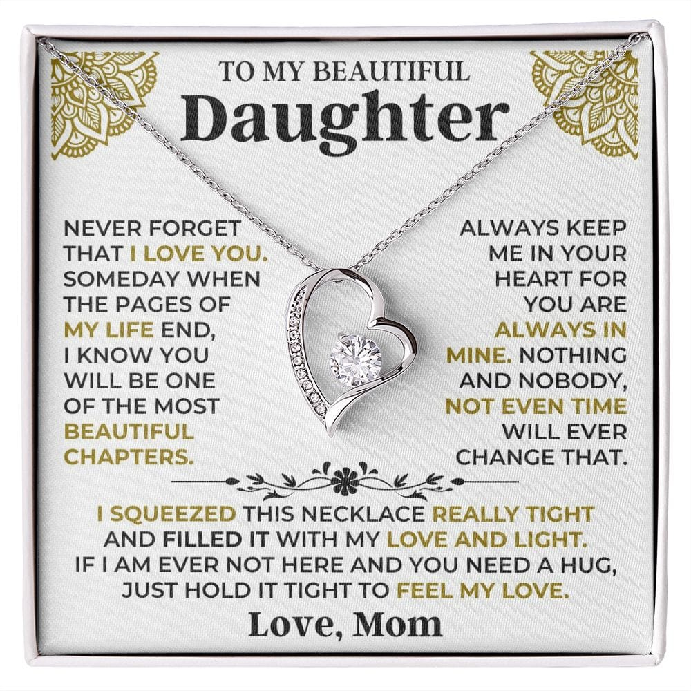 Jewelry To My Beautiful Daughter - Mom - Forever Love Gift Set - SS514M