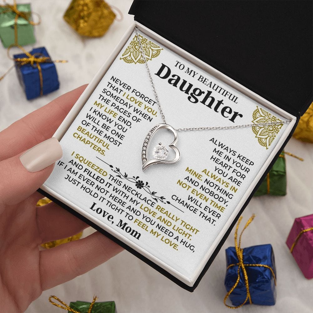 Jewelry To My Beautiful Daughter - Mom - Forever Love Gift Set - SS514M