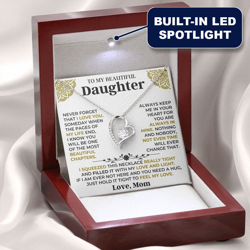 Jewelry To My Beautiful Daughter - Mom - Forever Love Gift Set - SS514M