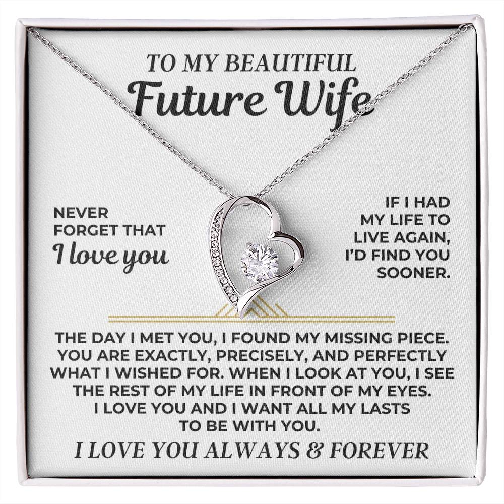 Jewelry To My Beautiful Future Wife - Forever Love Gift Set - SS548