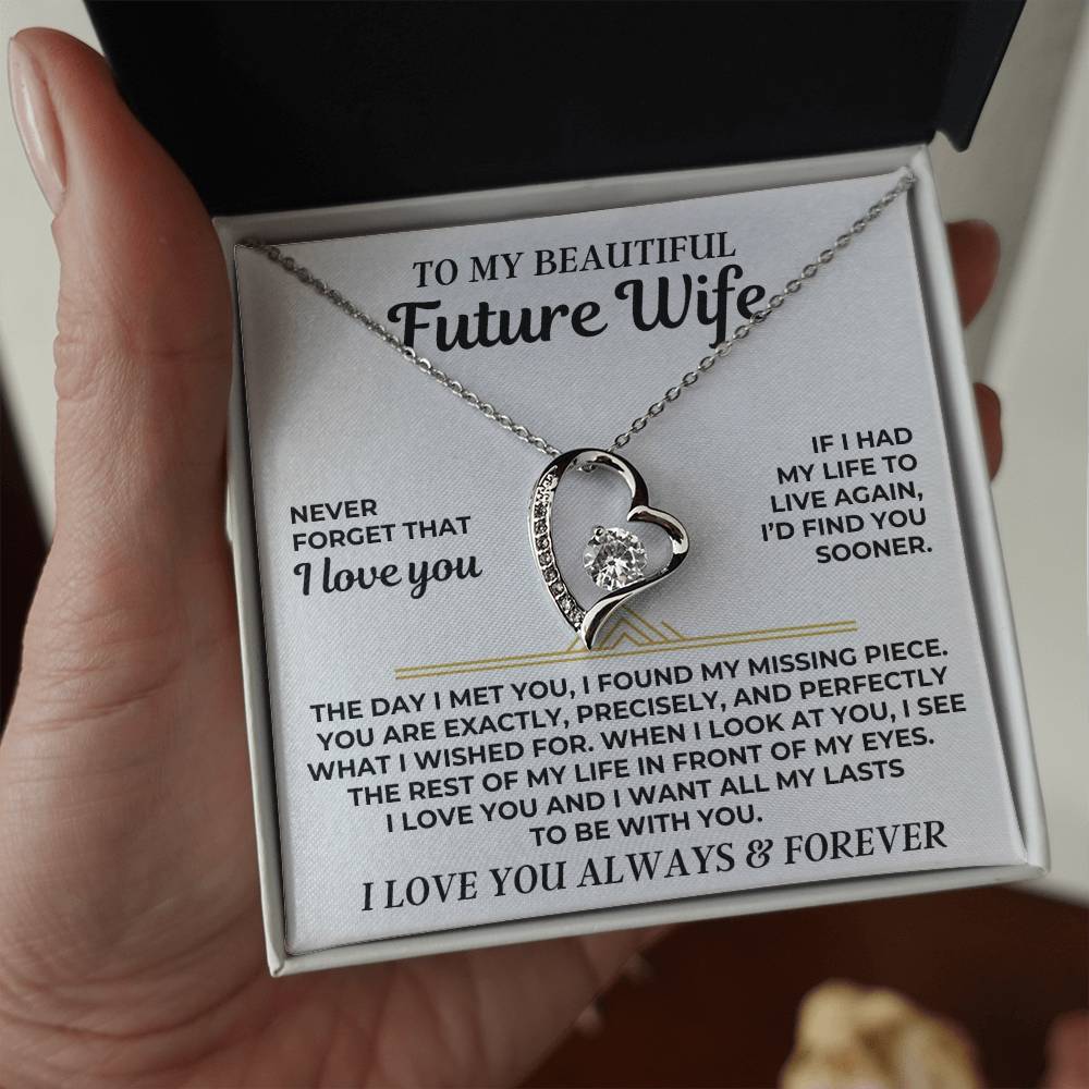Jewelry To My Beautiful Future Wife - Forever Love Gift Set - SS548