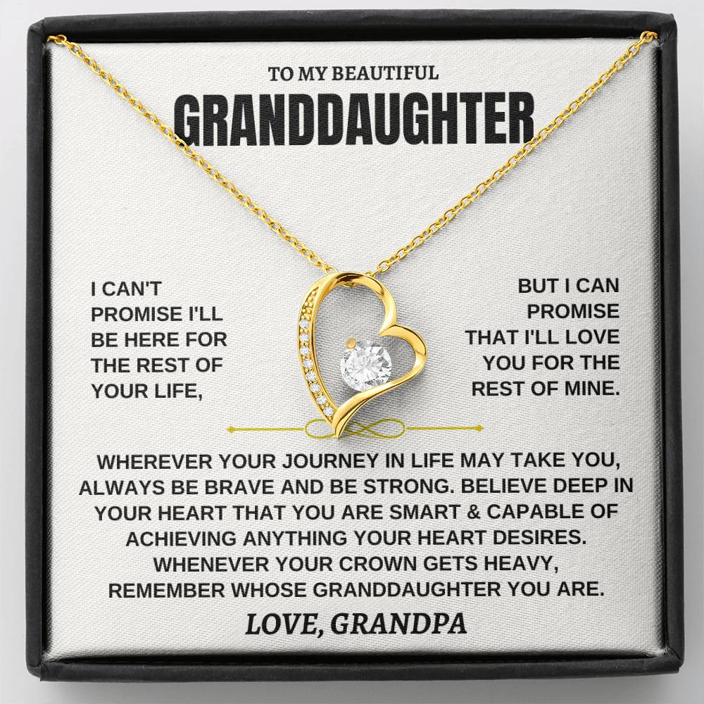 Jewelry To My Beautiful Granddaughter - Forever Love Gift Set - SS117