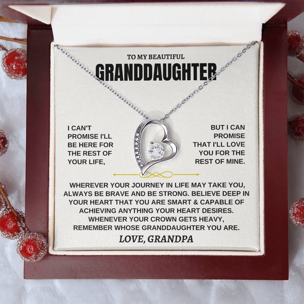 Jewelry To My Beautiful Granddaughter - Forever Love Gift Set - SS117