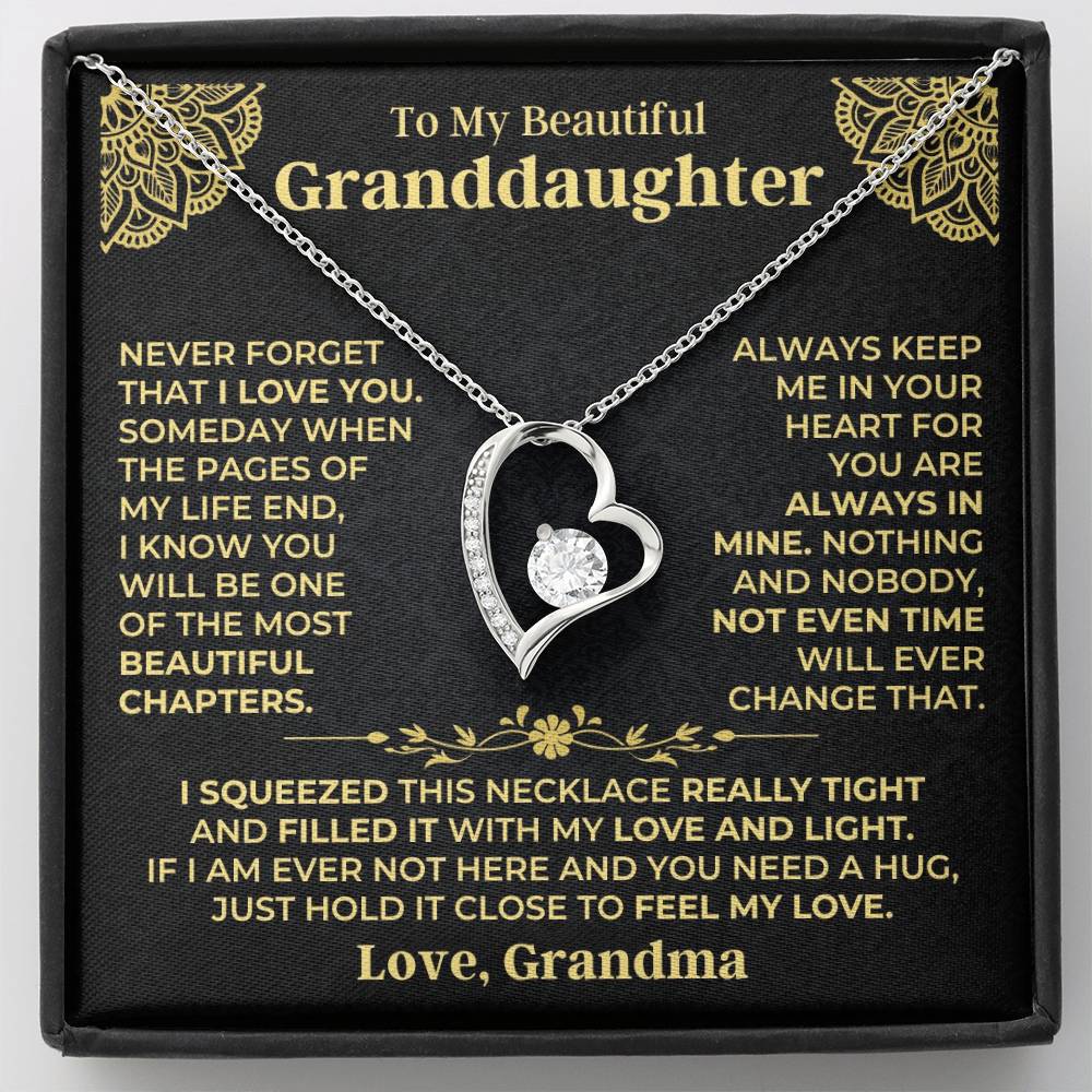 Jewelry To My Beautiful Granddaughter - Forever Love Gift Set - SS514V2