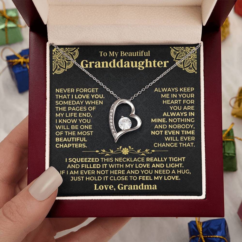 Jewelry To My Beautiful Granddaughter - Forever Love Gift Set - SS514V2