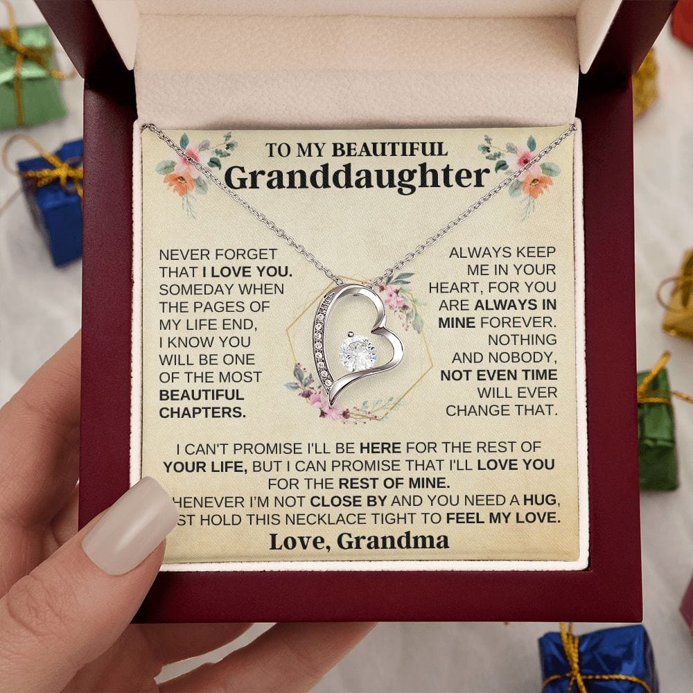 Jewelry To My Beautiful Granddaughter - Forever Love Gift Set - SS518