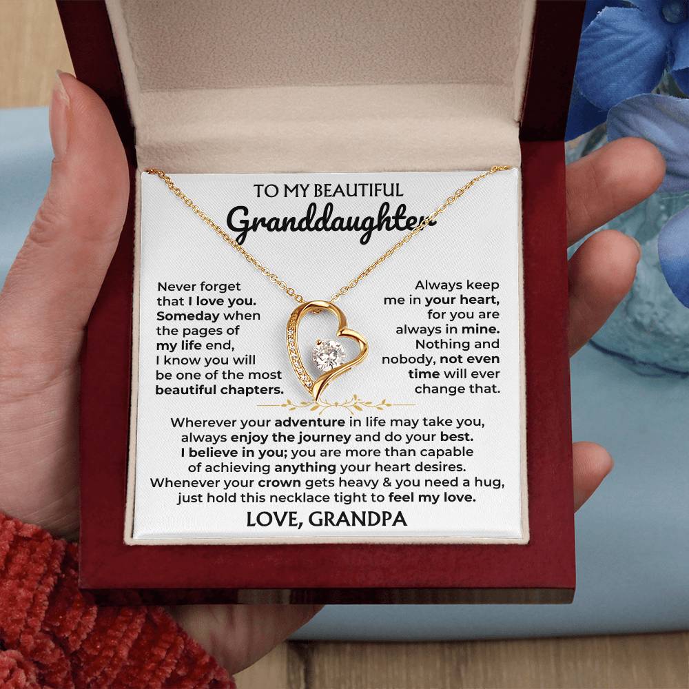 Jewelry To My Beautiful Granddaughter - Forever Love Gift Set - SS595