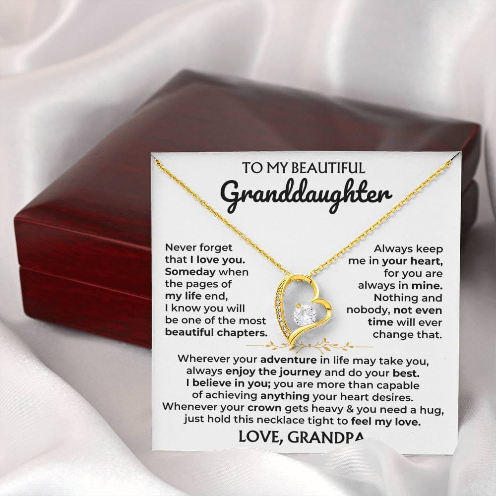 Jewelry To My Beautiful Granddaughter - Forever Love Gift Set - SS595