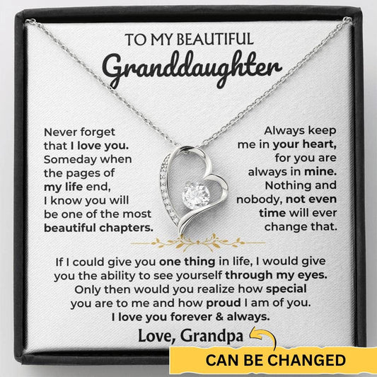 Jewelry To My Beautiful Granddaughter - Forever Love Gift Set - SS596