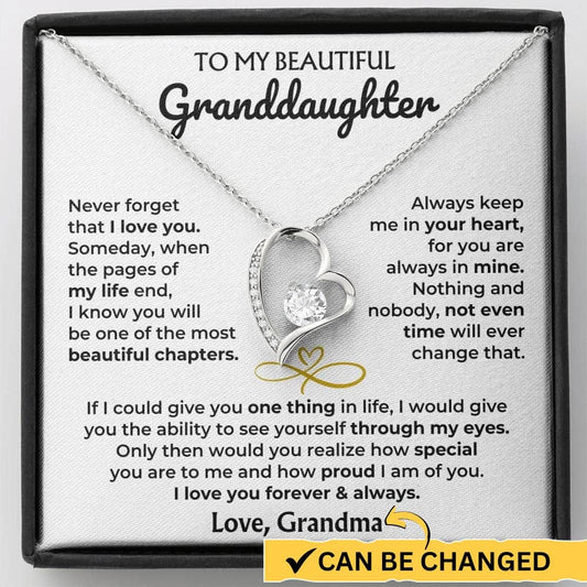 Jewelry To My Beautiful Granddaughter - Forever Love Gift Set - SS596GM