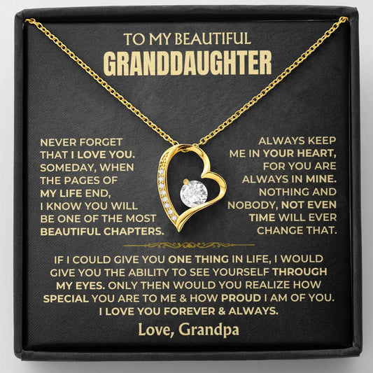 Jewelry To My Beautiful Granddaughter - Forever Love Gift Set - SS596V2