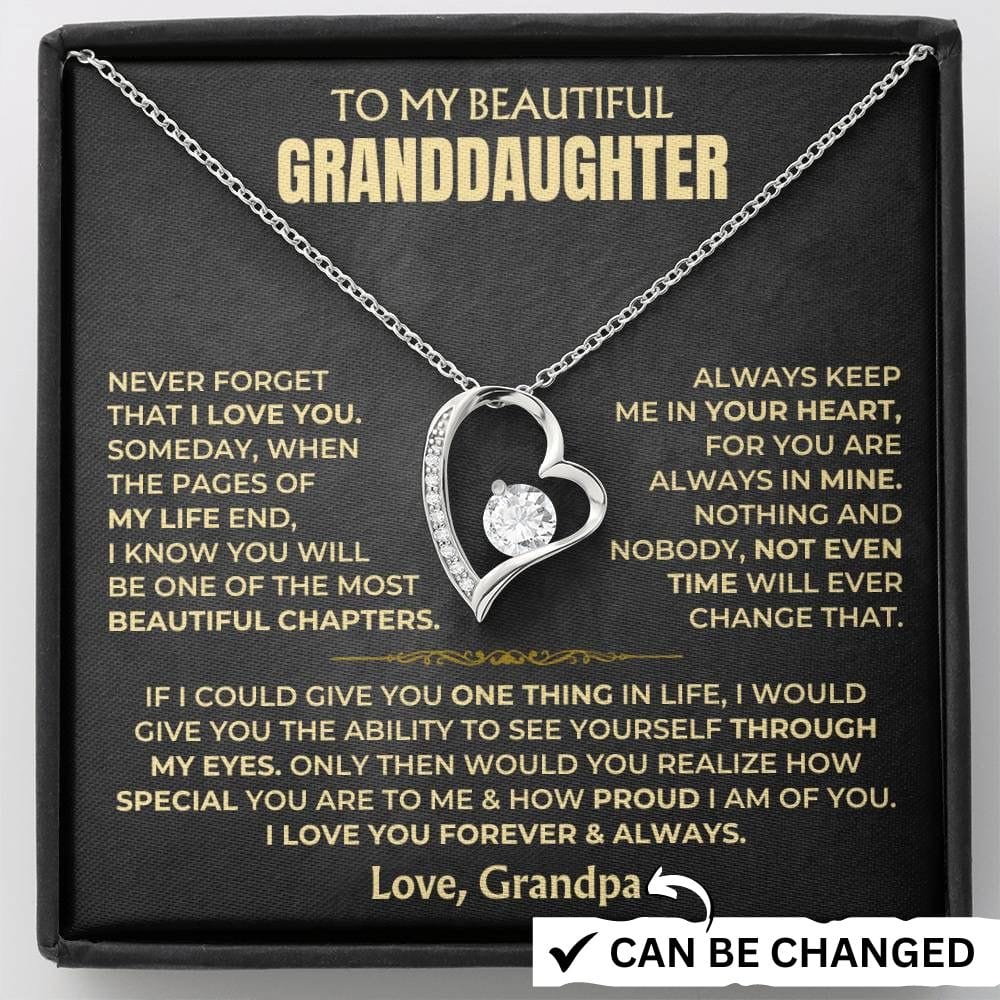 Jewelry To My Beautiful Granddaughter - Forever Love Gift Set - SS596V2