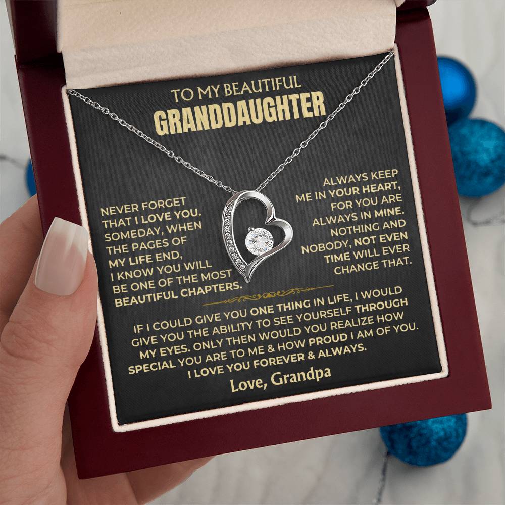 Jewelry To My Beautiful Granddaughter - Forever Love Gift Set - SS596V3